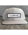 Sketchy Weathered Faux Badge Flat Bill