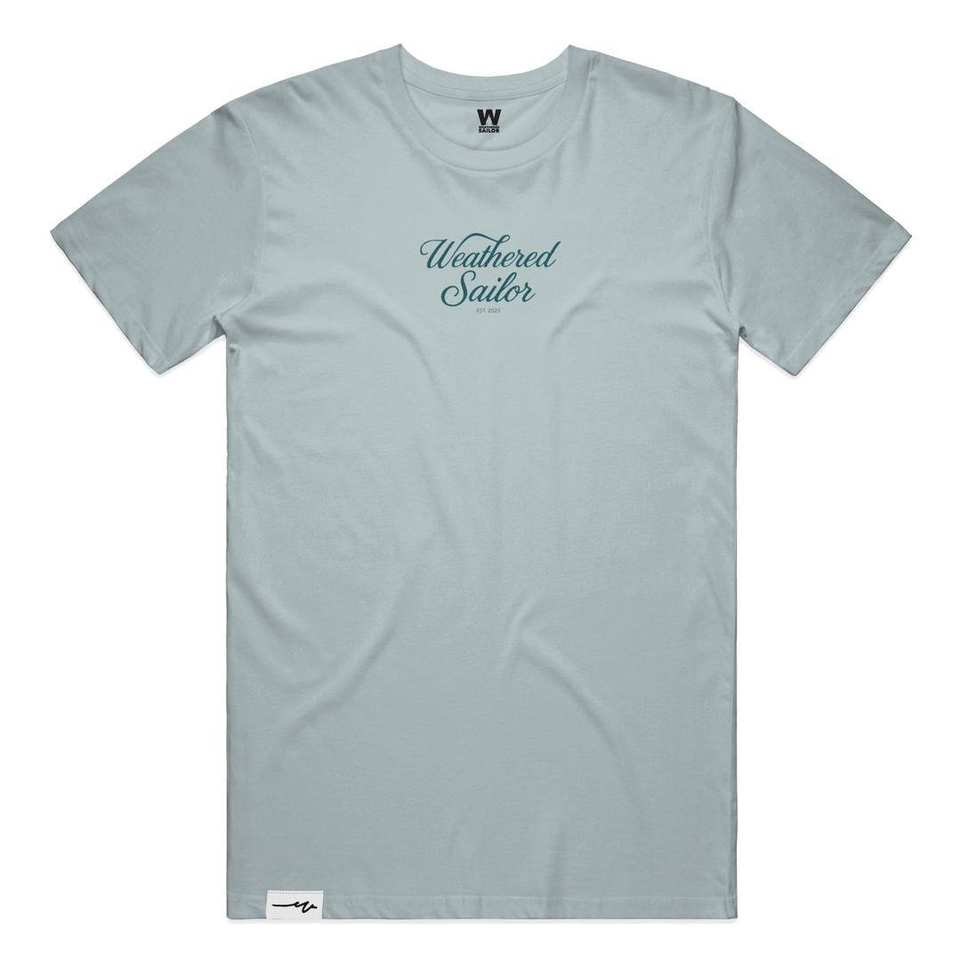 Ascend Script Tee, transparent background