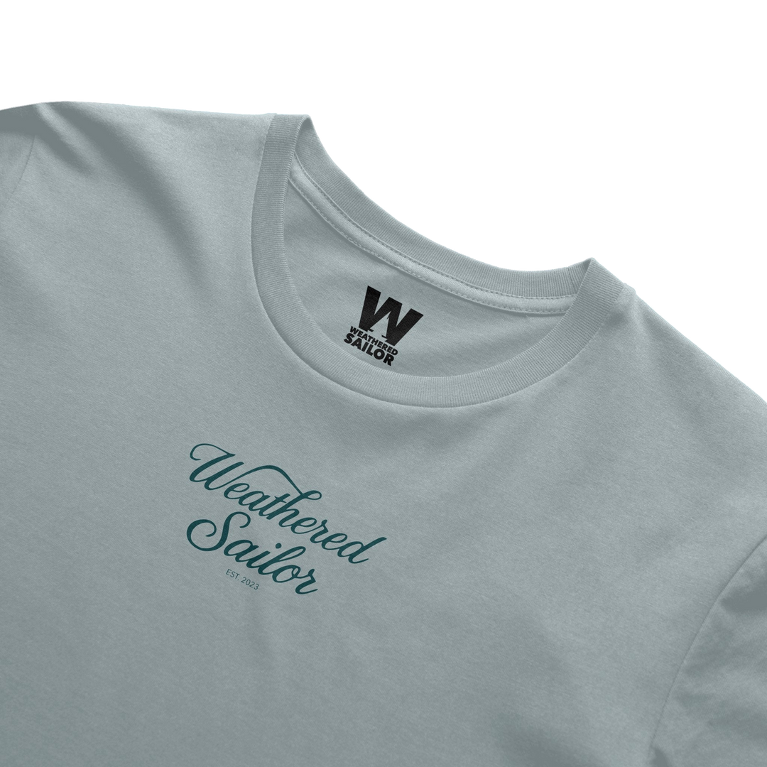 Ascend Script Tee, transparent background