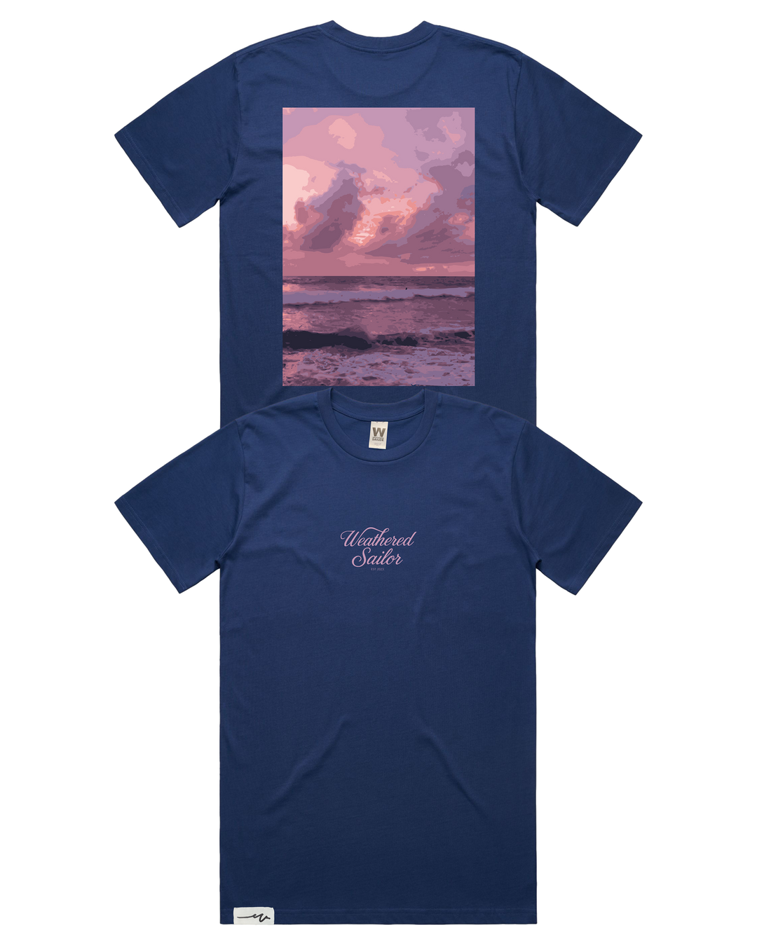 Ash Script Tee, transparent background
