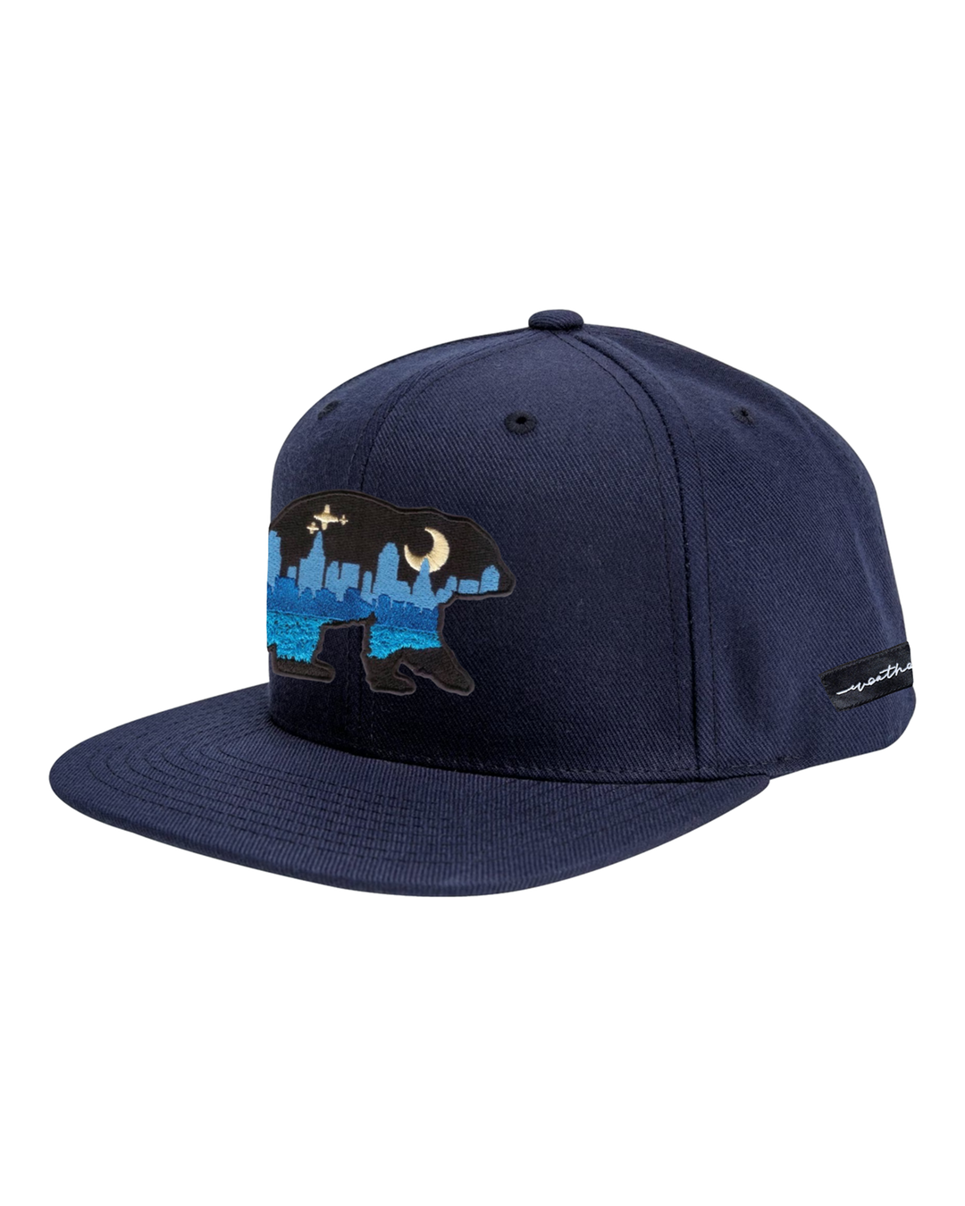 At The City Flat Bill Navy, transparent background