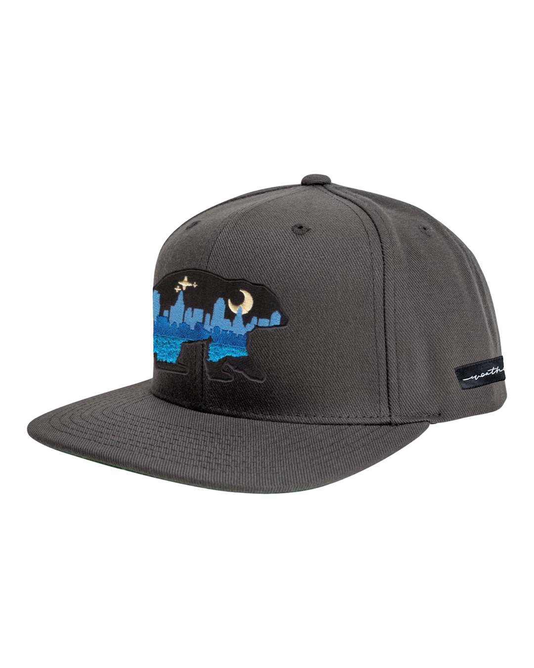 At The City Flat Bill Navy, transparent background