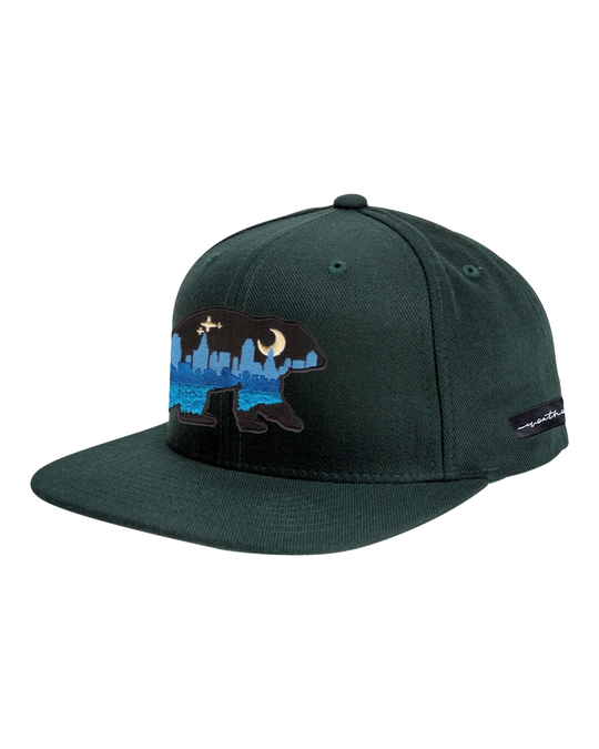 At The City Flat Bill Navy, transparent background