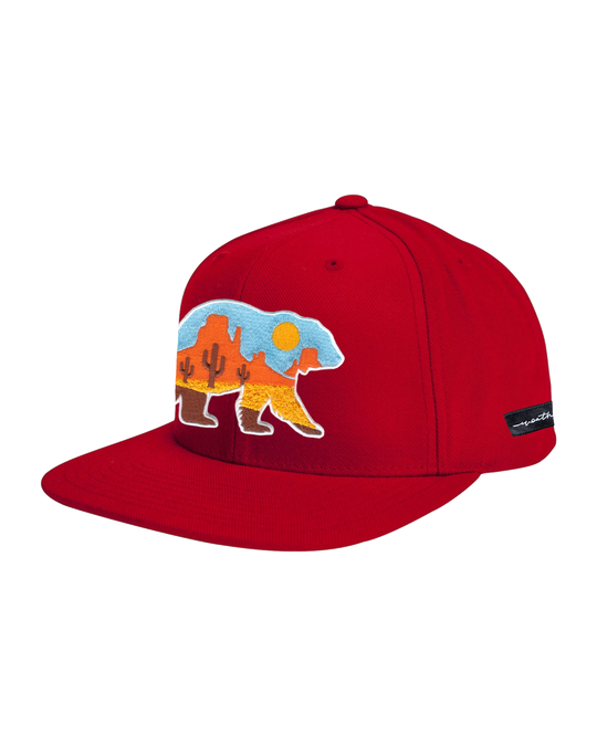 At The Valley Flat Bill Navy, transparent background
