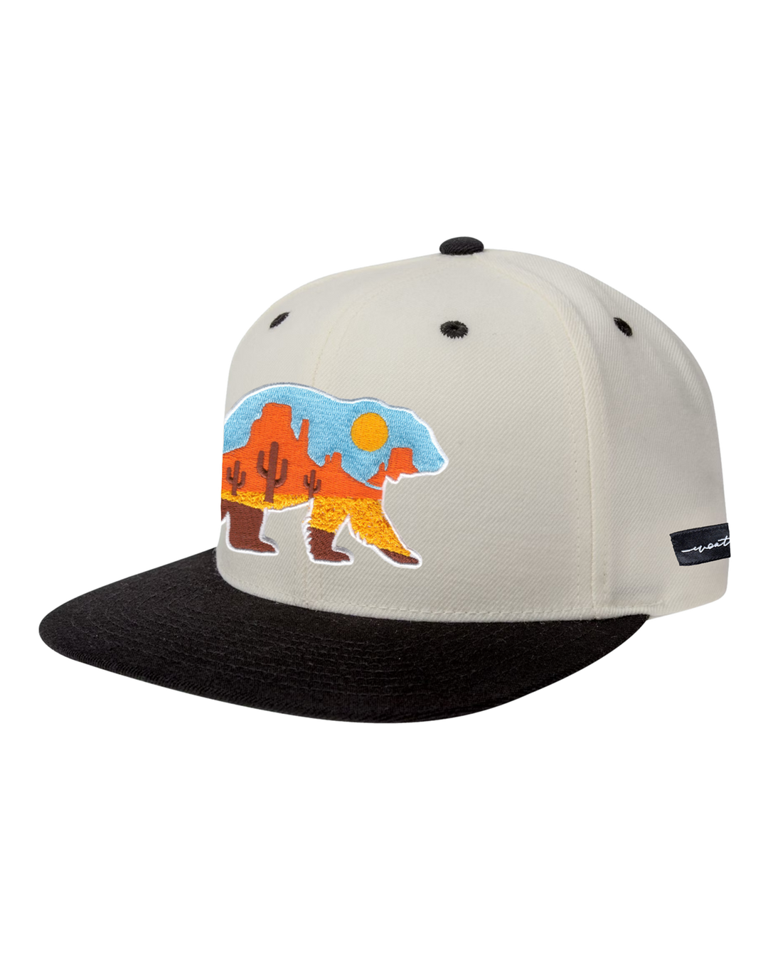At The Valley Flat Bill Navy, transparent background