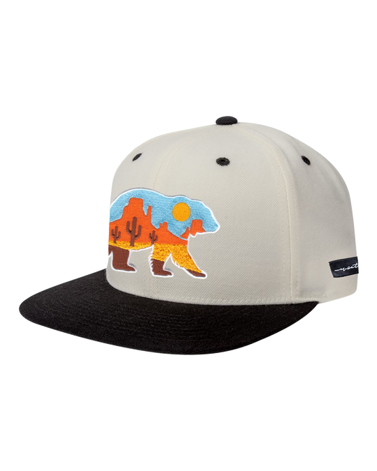 At The Valley Flat Bill Navy, transparent background