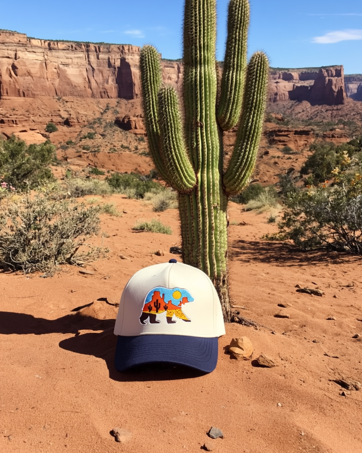 At The Valley Two-Tone Curved Cap