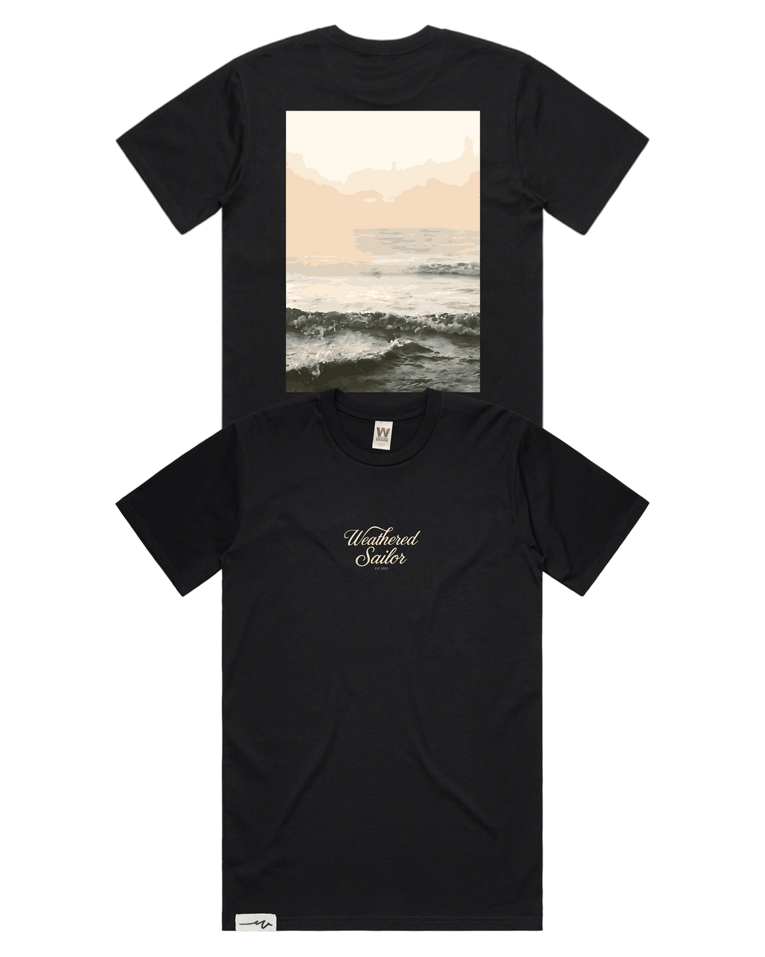 Awakening Script Tee, transparent background