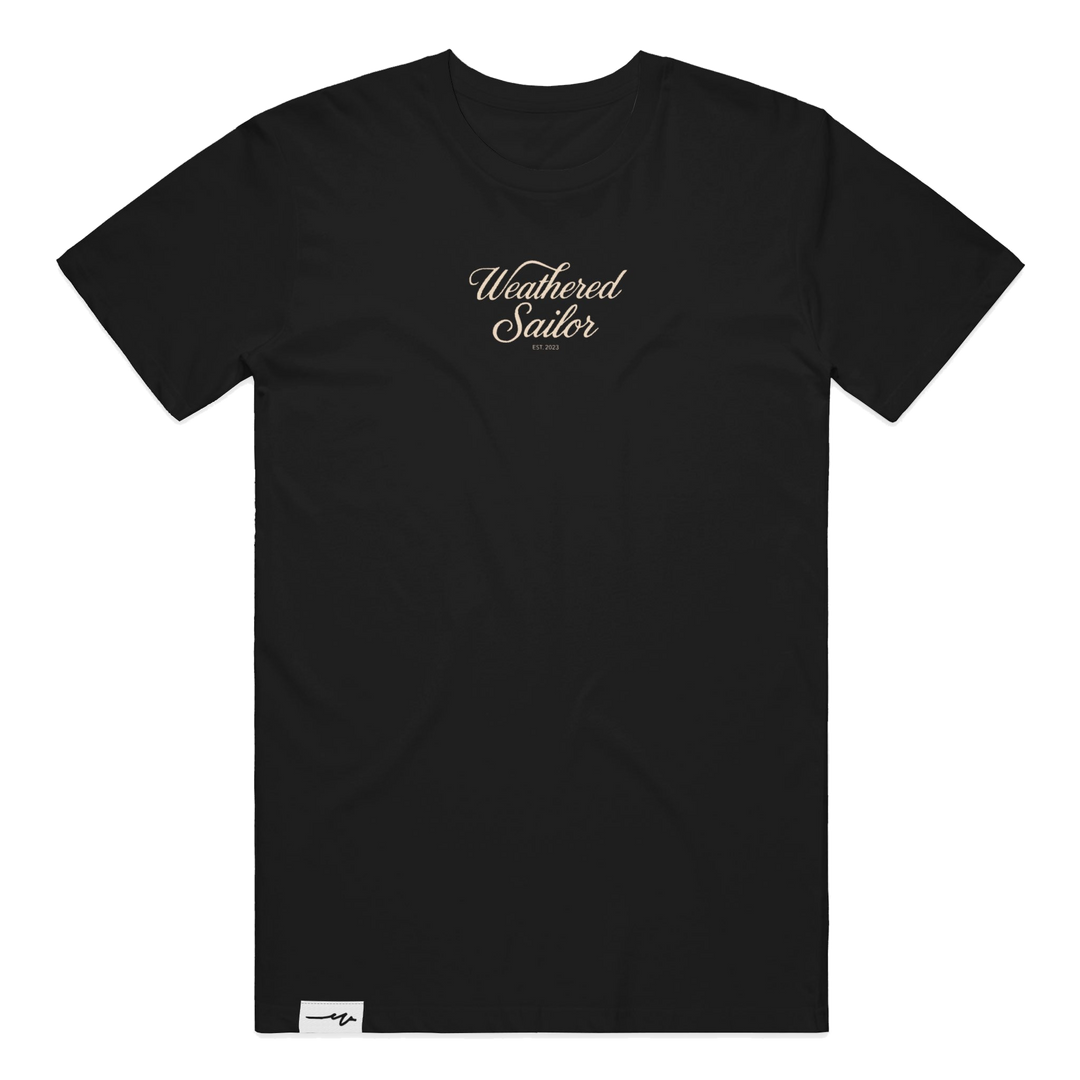 Awakening Script Tee, transparent background