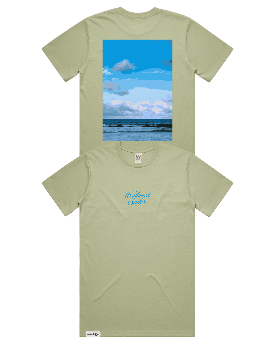 Becoming Script Tee, transparent background