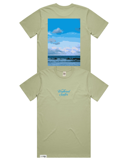 Becoming Script Tee, transparent background