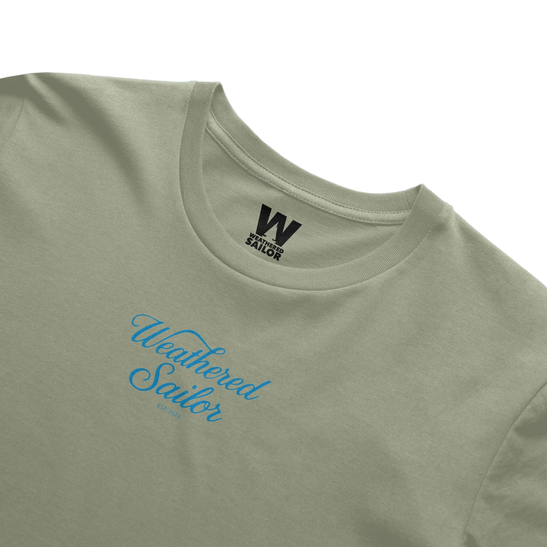 Becoming Script Tee, transparent background