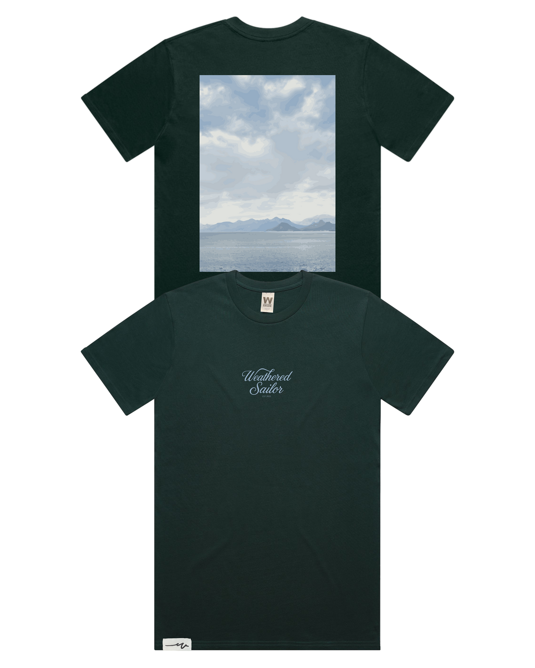 Beyond Script Tee, transparent background