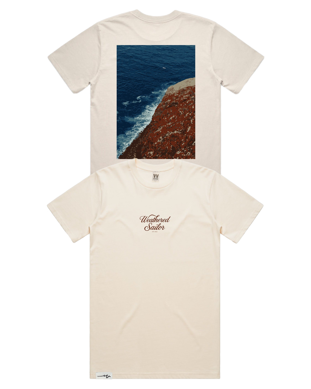 Brink Script Tee, transparent background