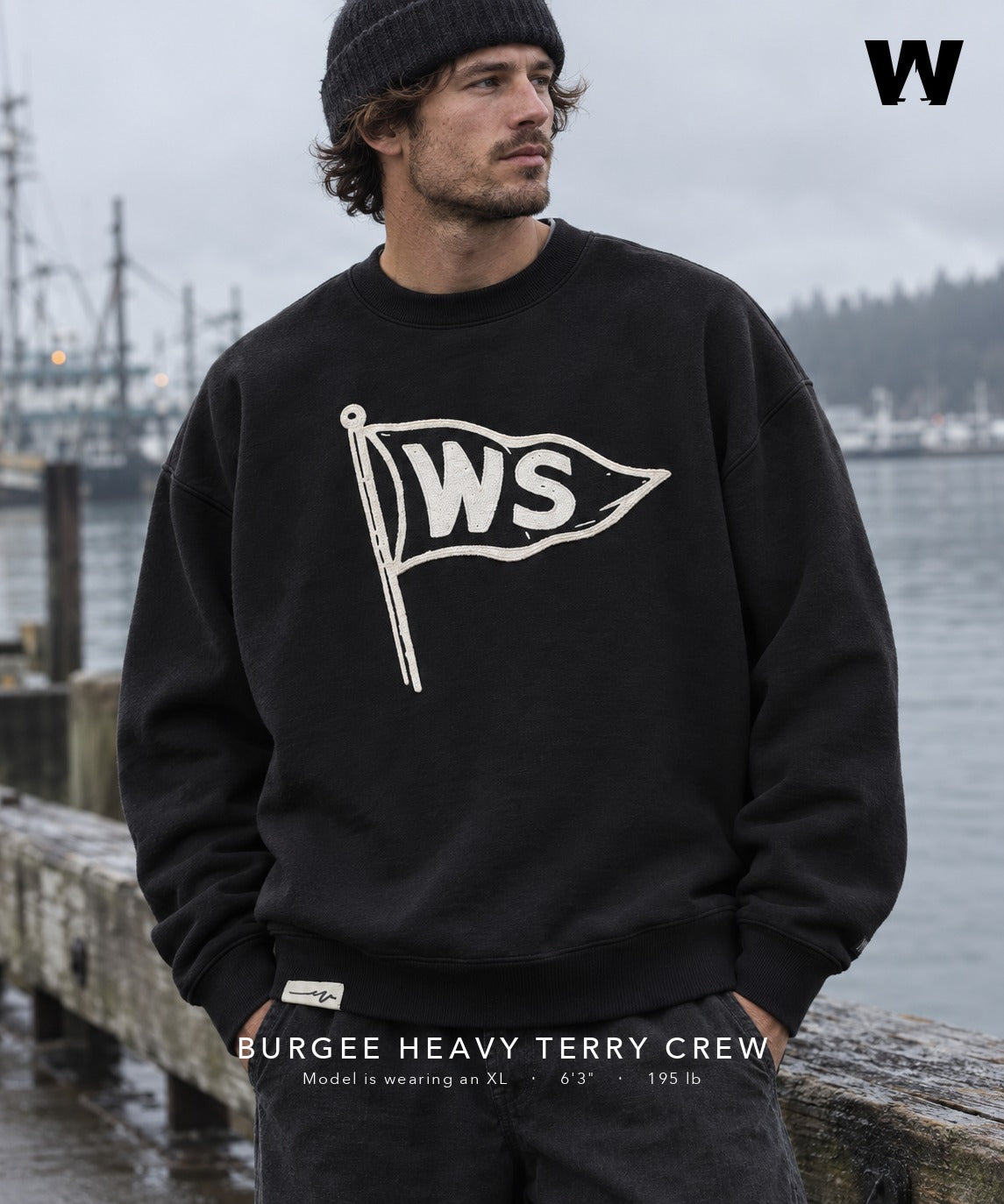 Burgee Heavy Terry Crew