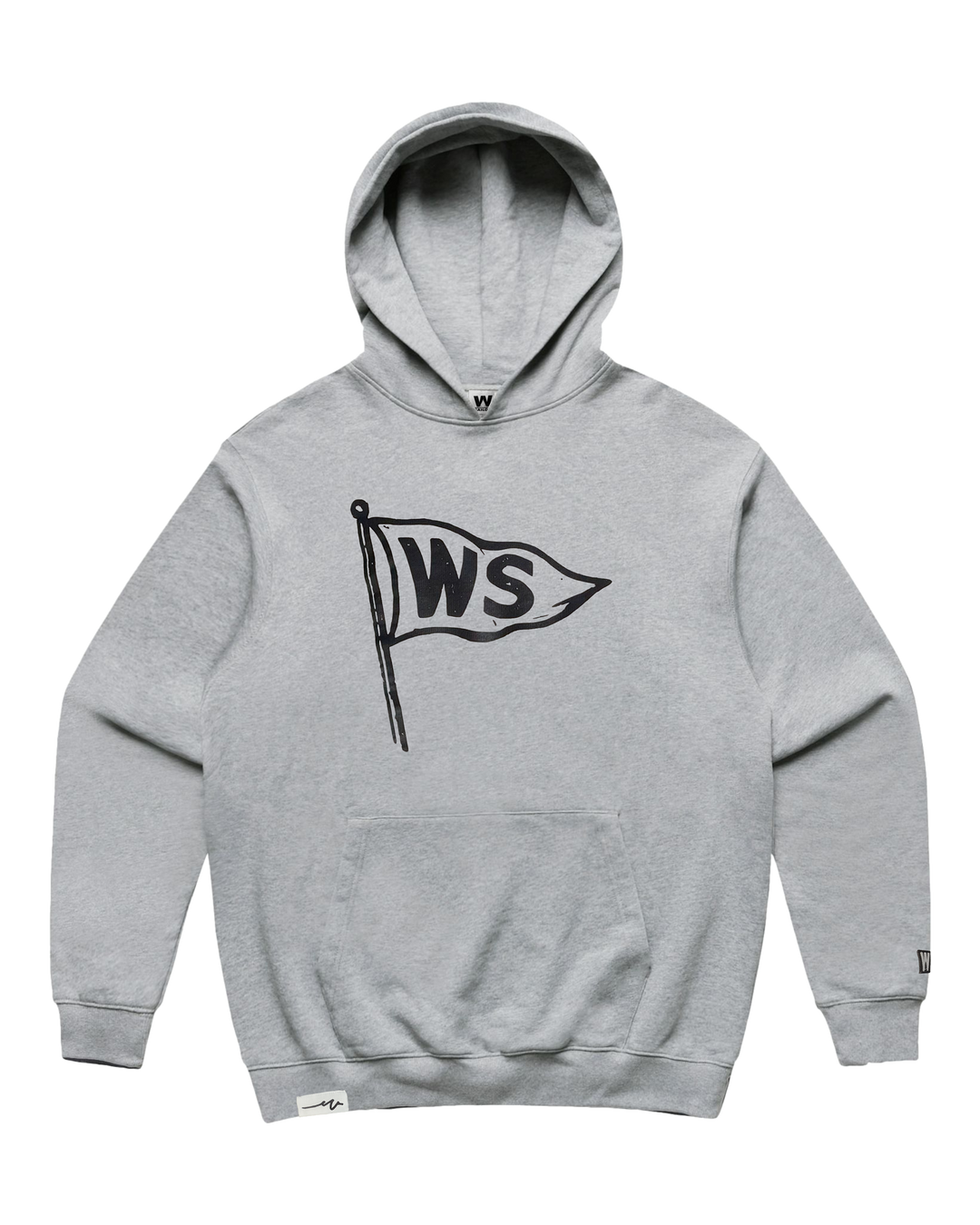 Burgee Terry Hoodie, transparent background