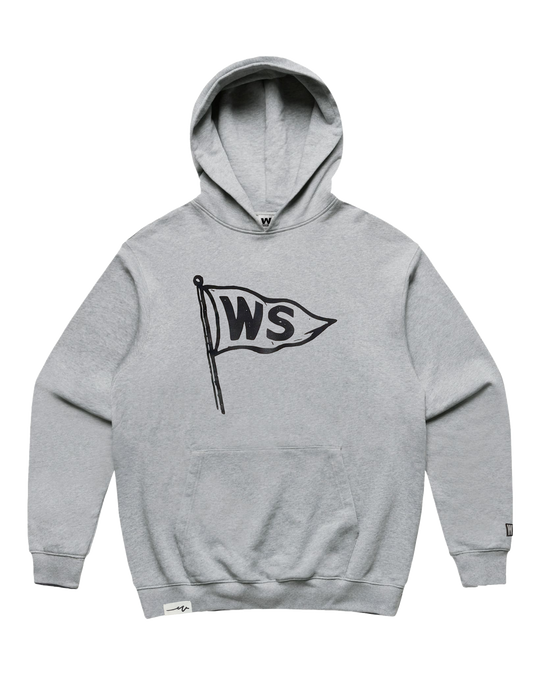 Burgee Terry Hoodie, transparent background
