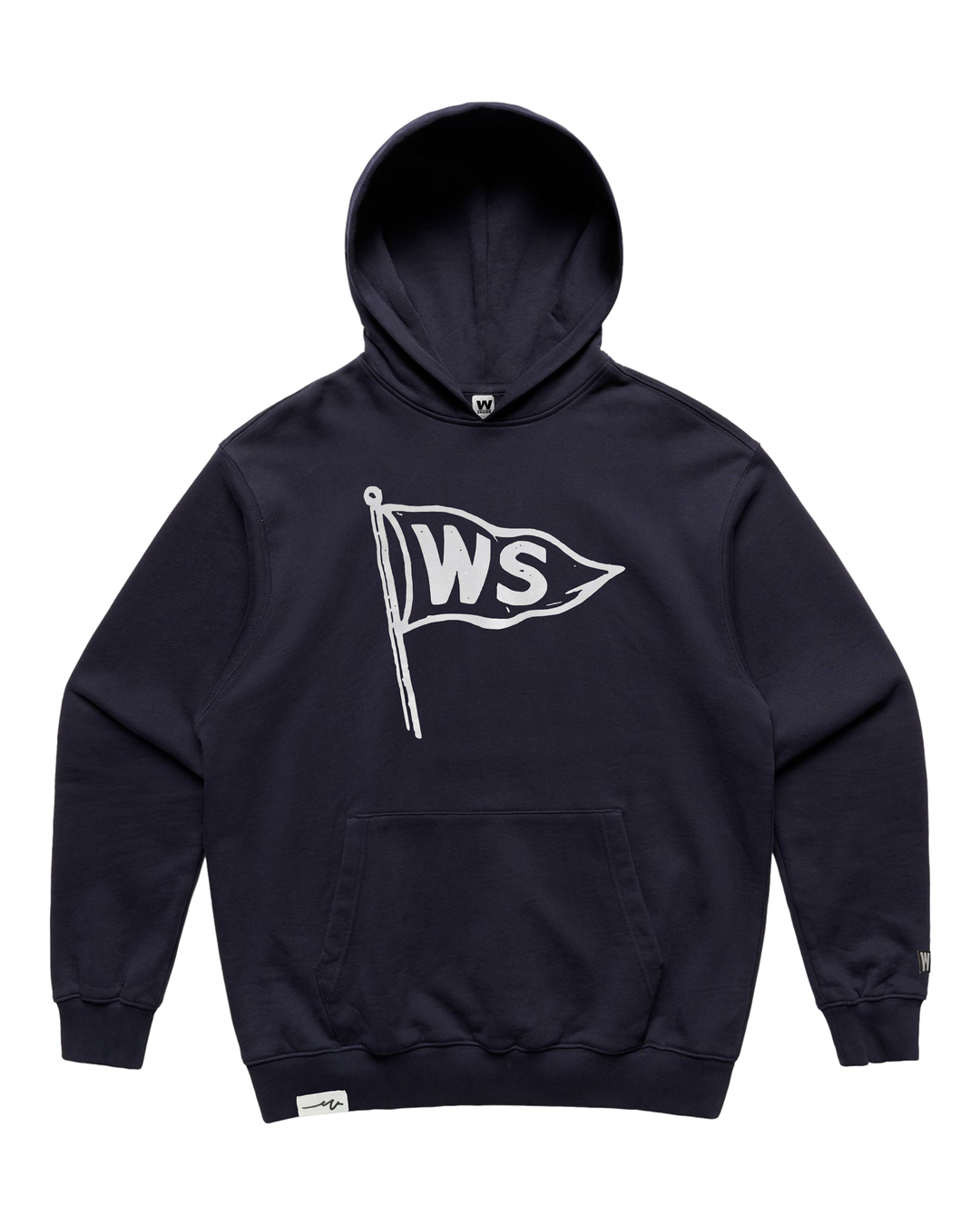 Burgee Terry Hoodie, transparent background