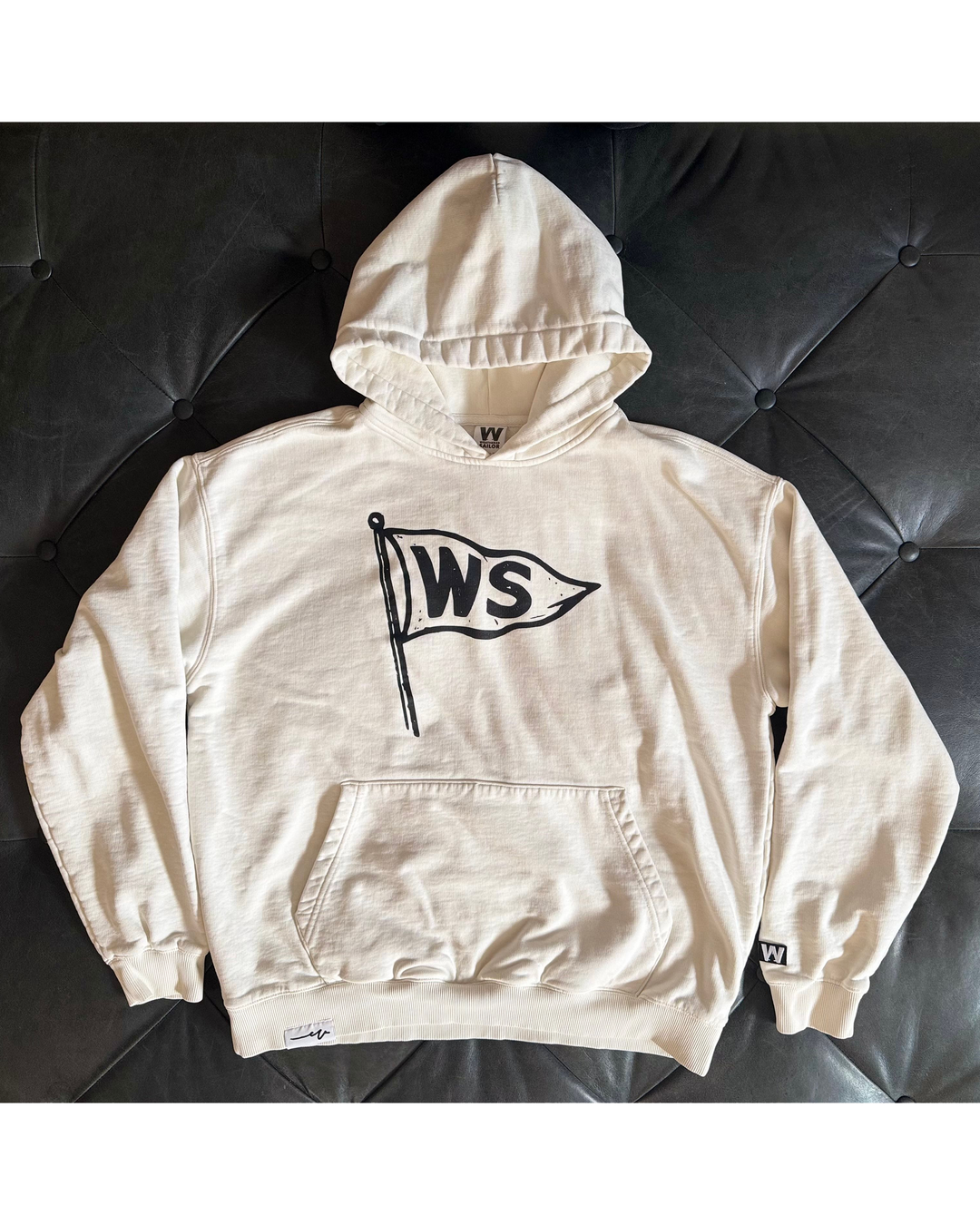 Burgee Terry Hoodie, transparent background