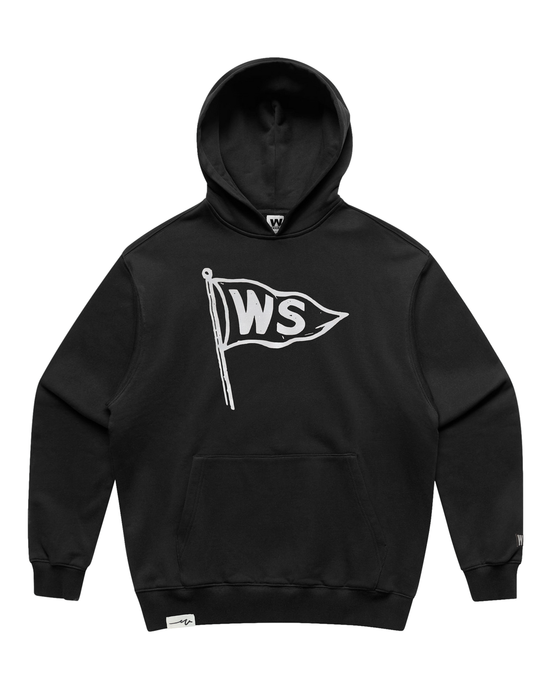 Burgee Terry Hoodie, transparent background