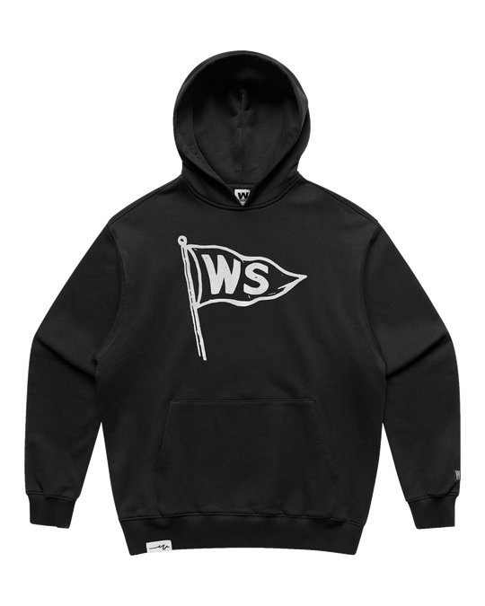 Burgee Terry Hoodie, transparent background