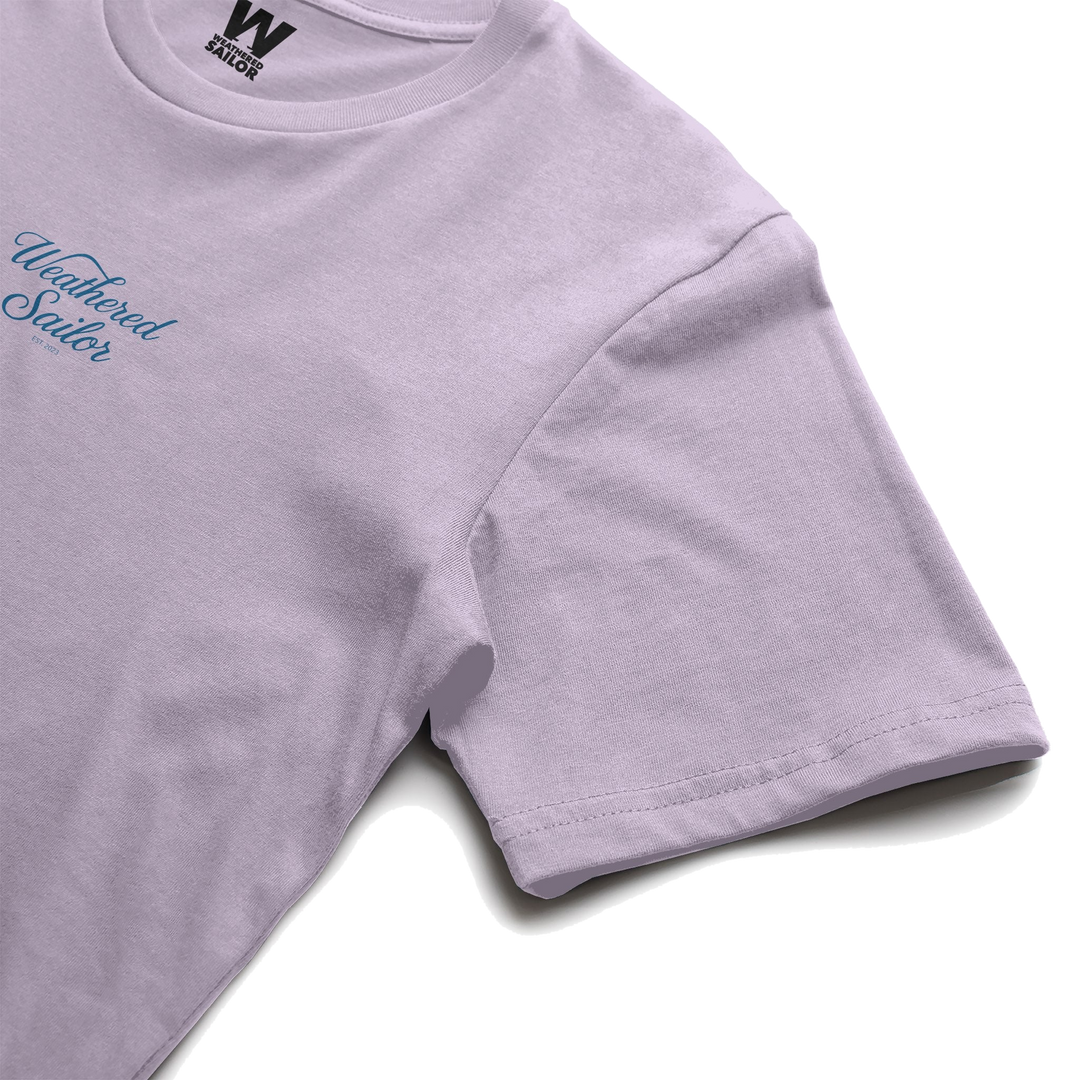 Calm Script Tee, transparent background