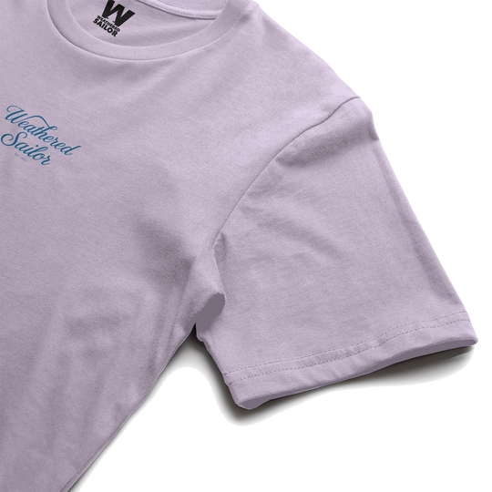 Calm Script Tee, transparent background