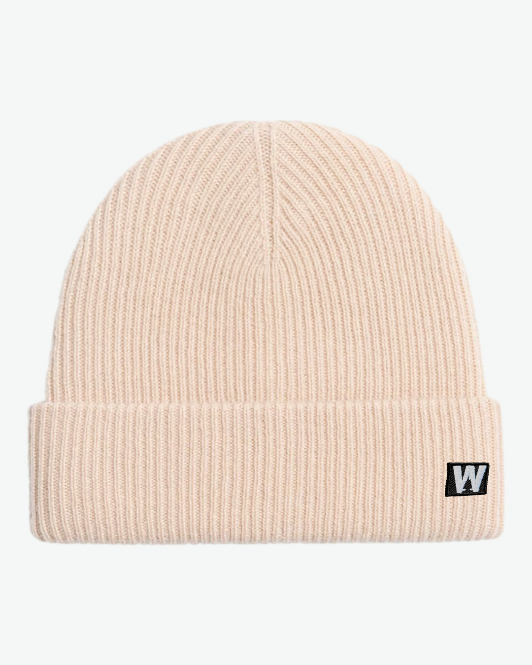 Cashmere Sketchy Badge Beanie