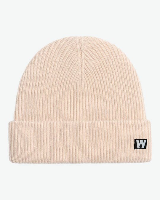 Cashmere Sketchy Badge Beanie