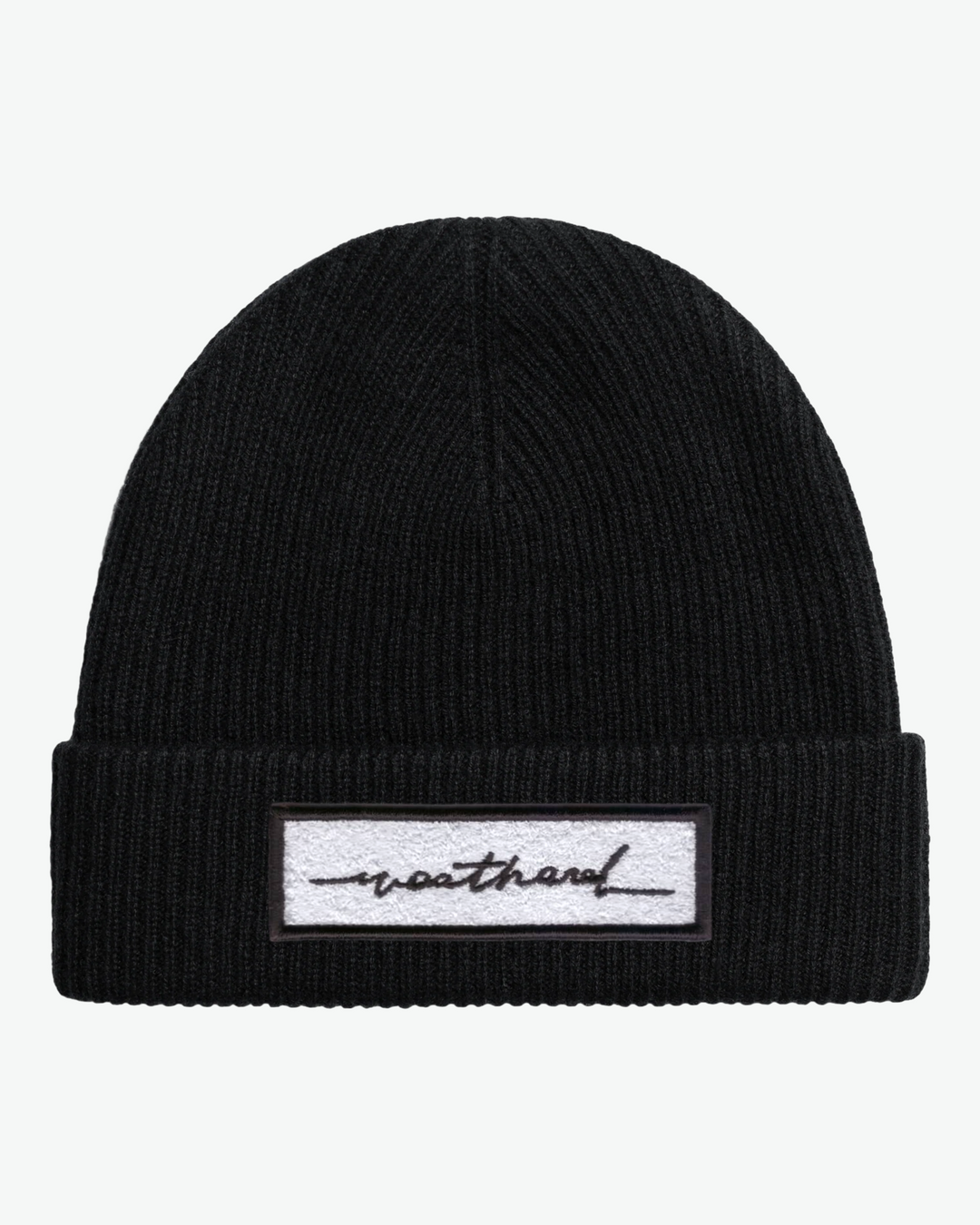 Cashmere Sketchy Badge Beanie