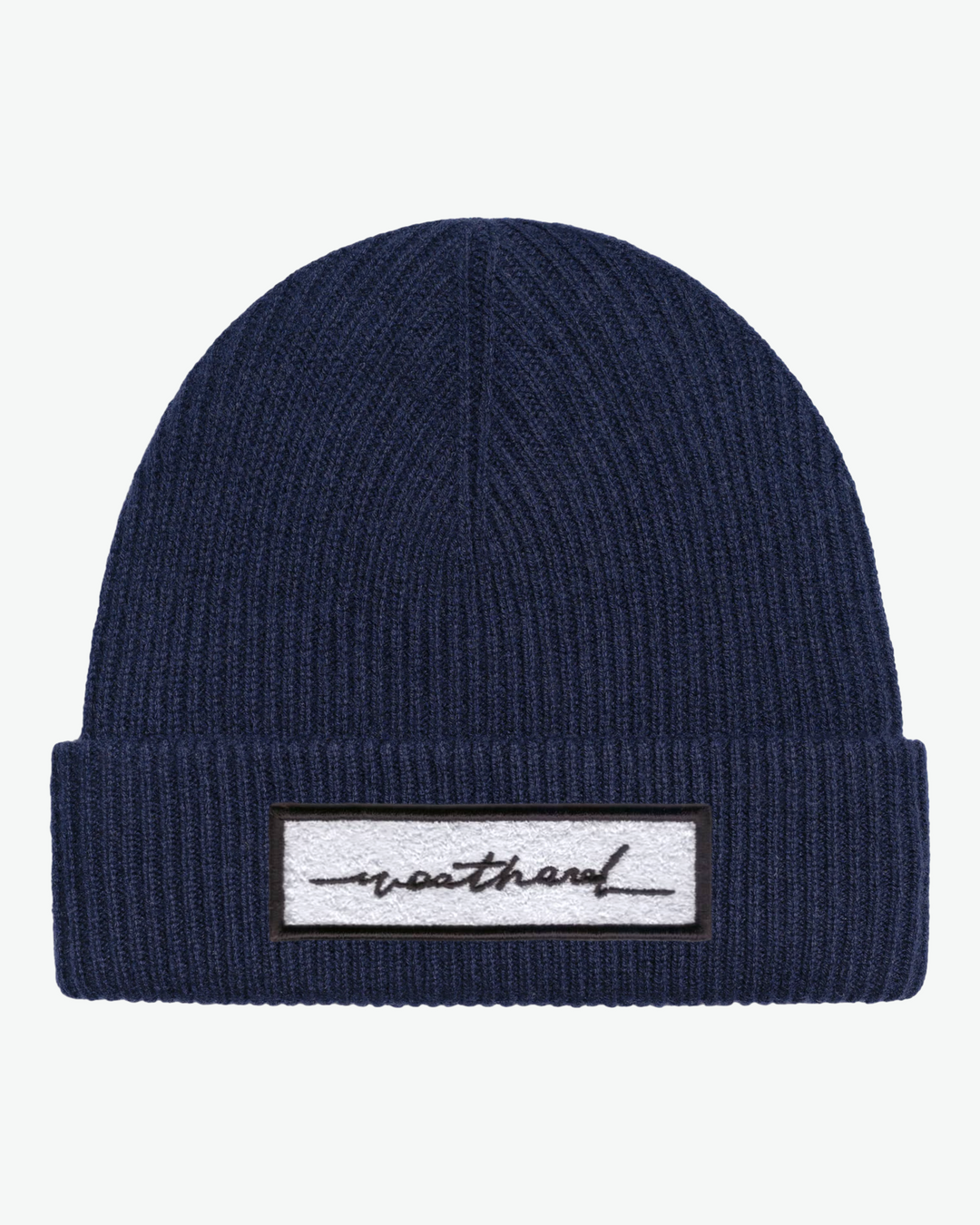 Cashmere Sketchy Badge Beanie