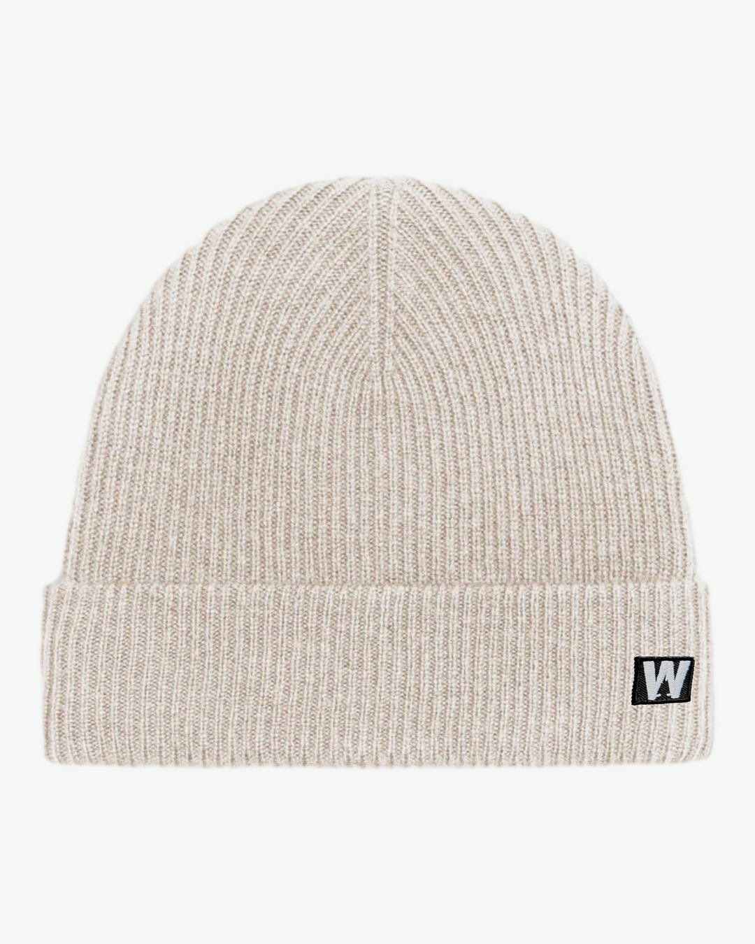 Cashmere Sketchy Badge Beanie