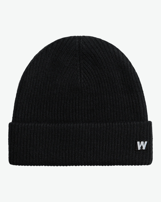 Cashmere Sketchy Badge Beanie
