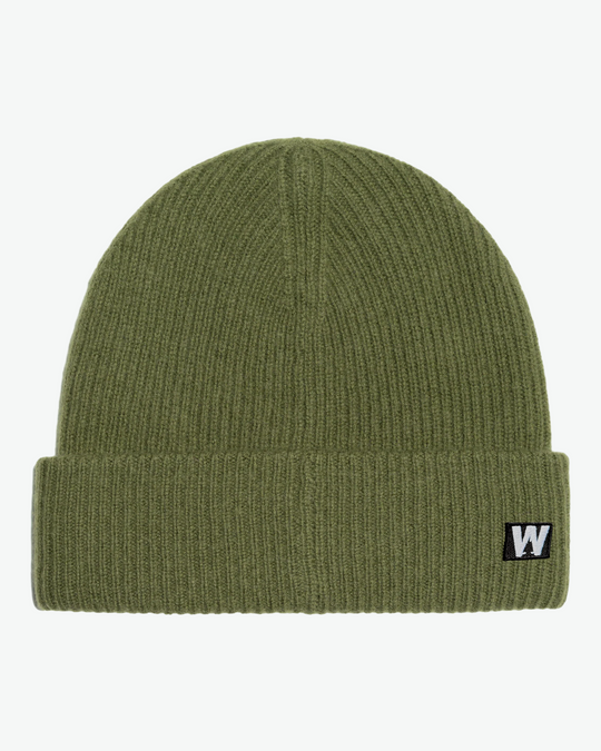 Cashmere Sketchy Badge Beanie