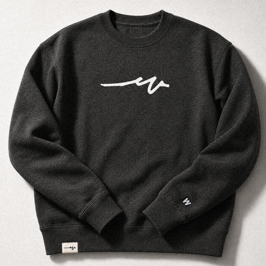 Sketchy Dub Midweight Crew - Charcoal Heather