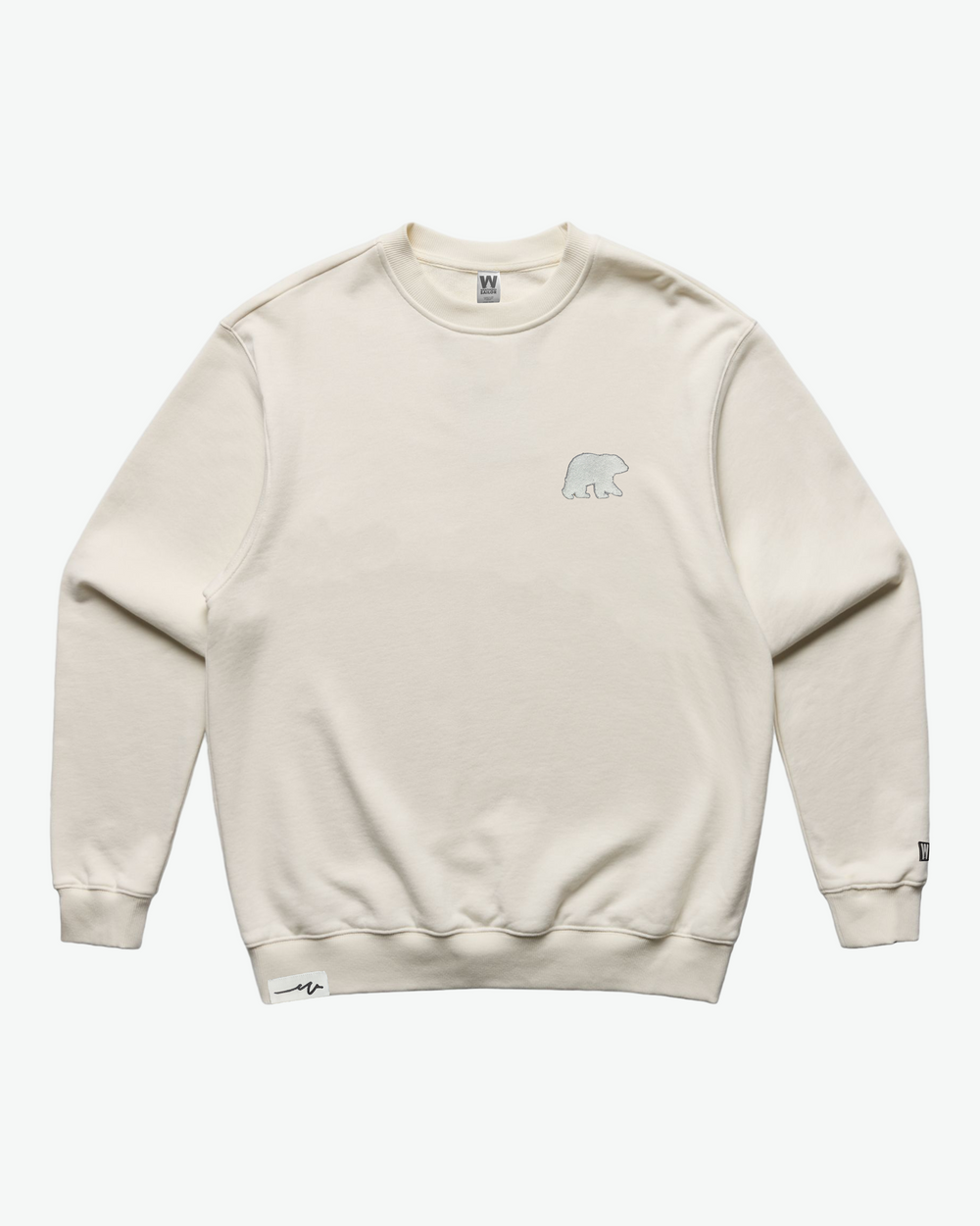 Chenille Bear Heavy Terry Crew