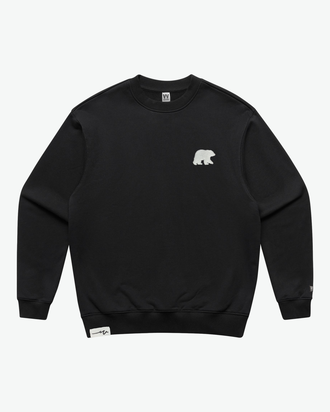 Chenille Bear Heavy Terry Crew