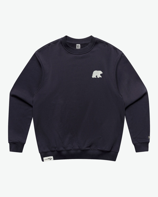 Chenille Bear Heavy Terry Crew