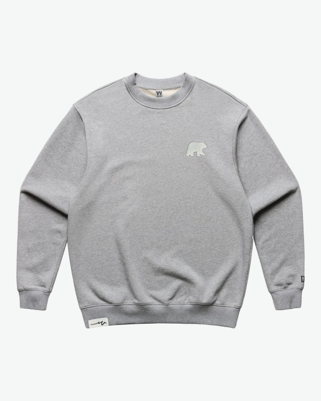 Chenille Bear Heavy Terry Crew