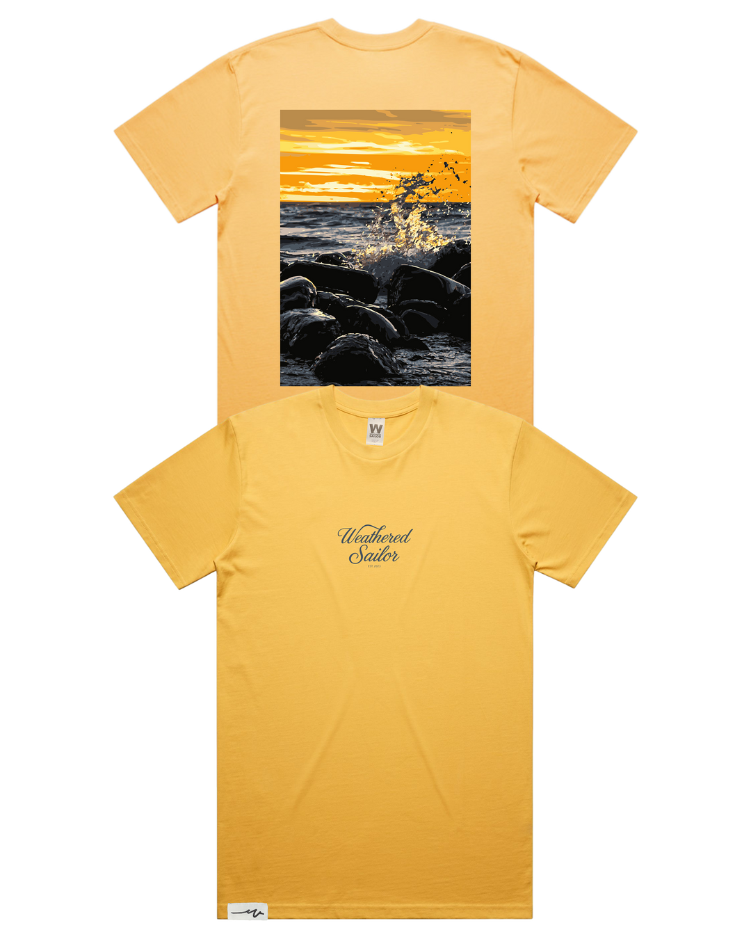 Clash Script Tee, transparent background