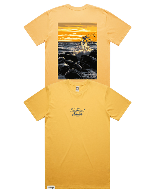 Clash Script Tee, transparent background