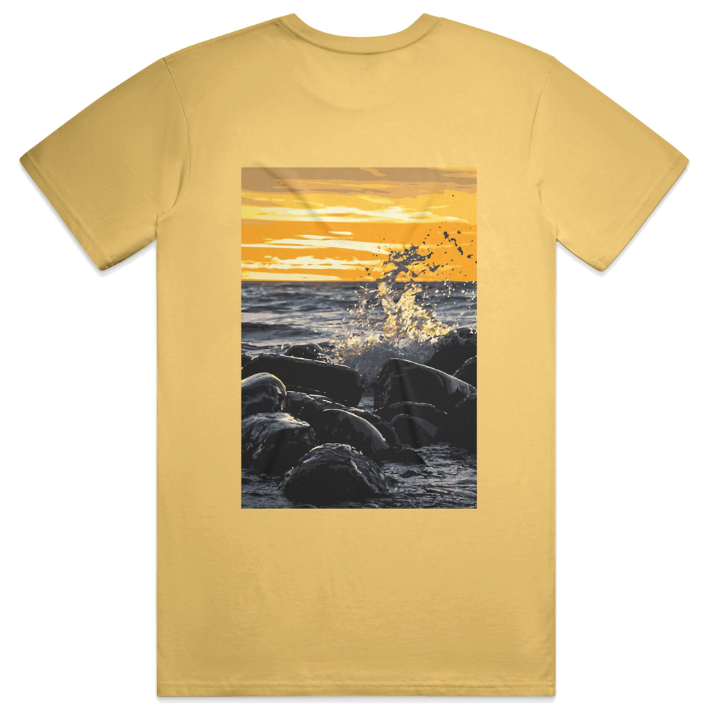 Clash Script Tee, transparent background