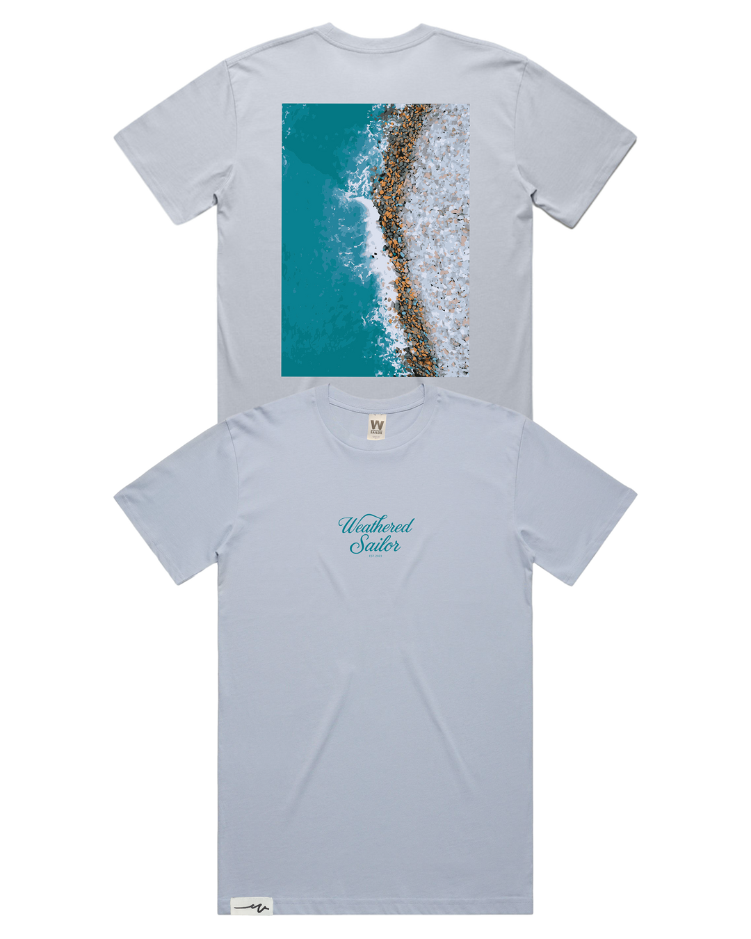 Confluence Script Tee, transparent background
