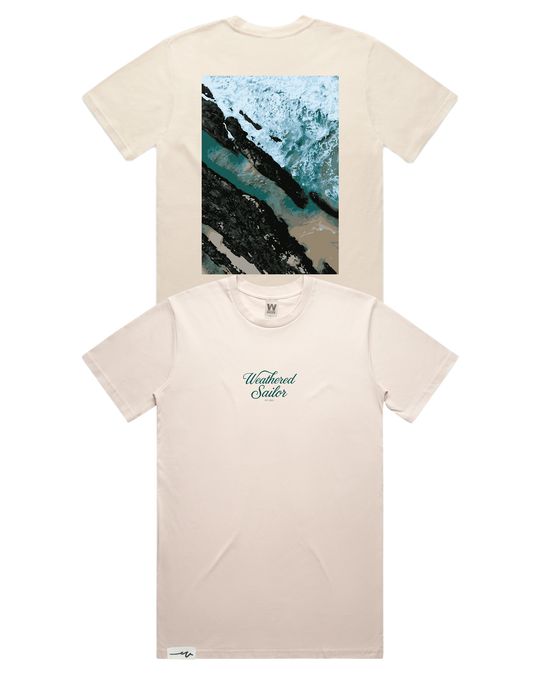 Convergence Script Tee, transparent background