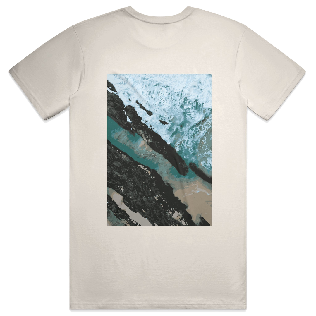 Convergence Script Tee, transparent background