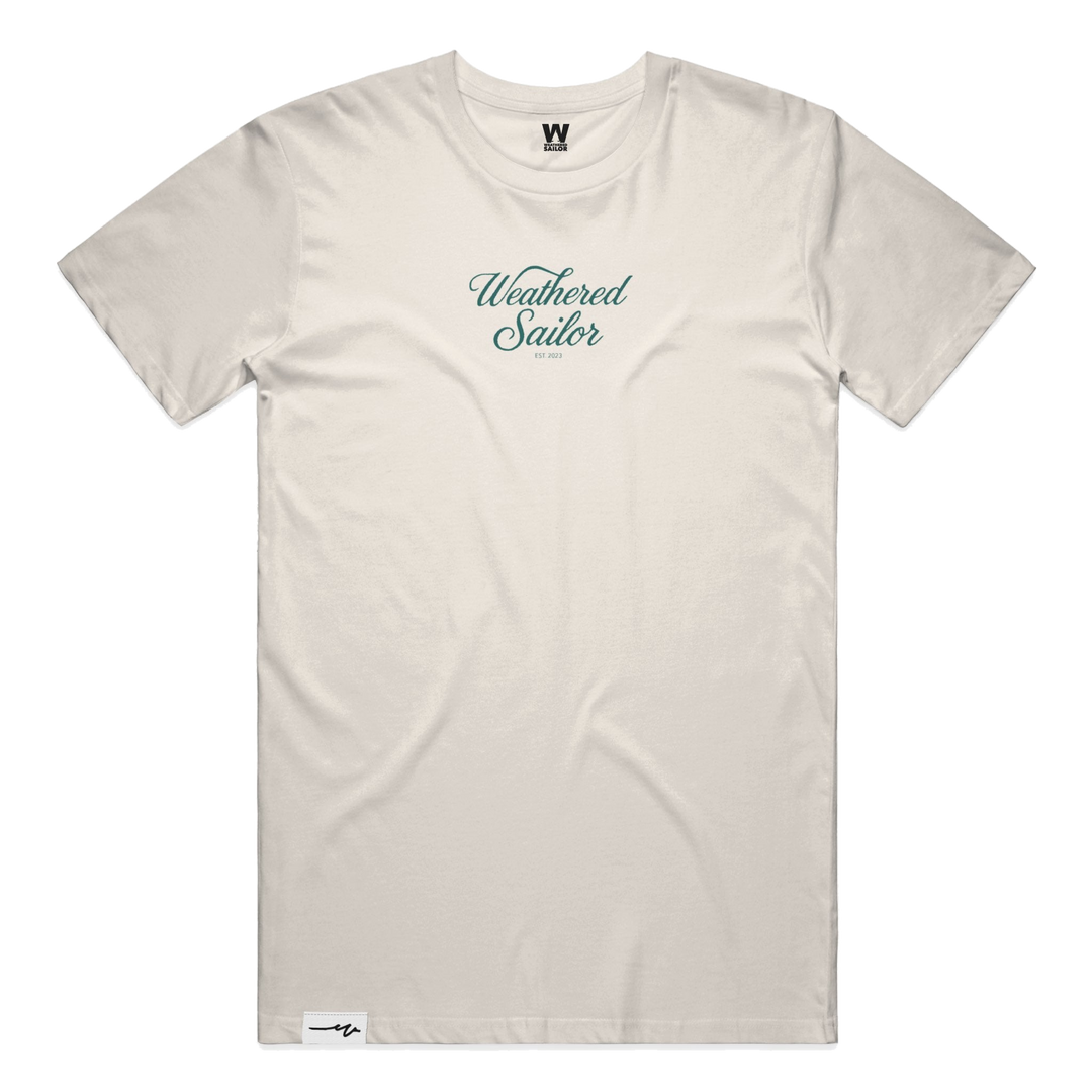 Convergence Script Tee, transparent background