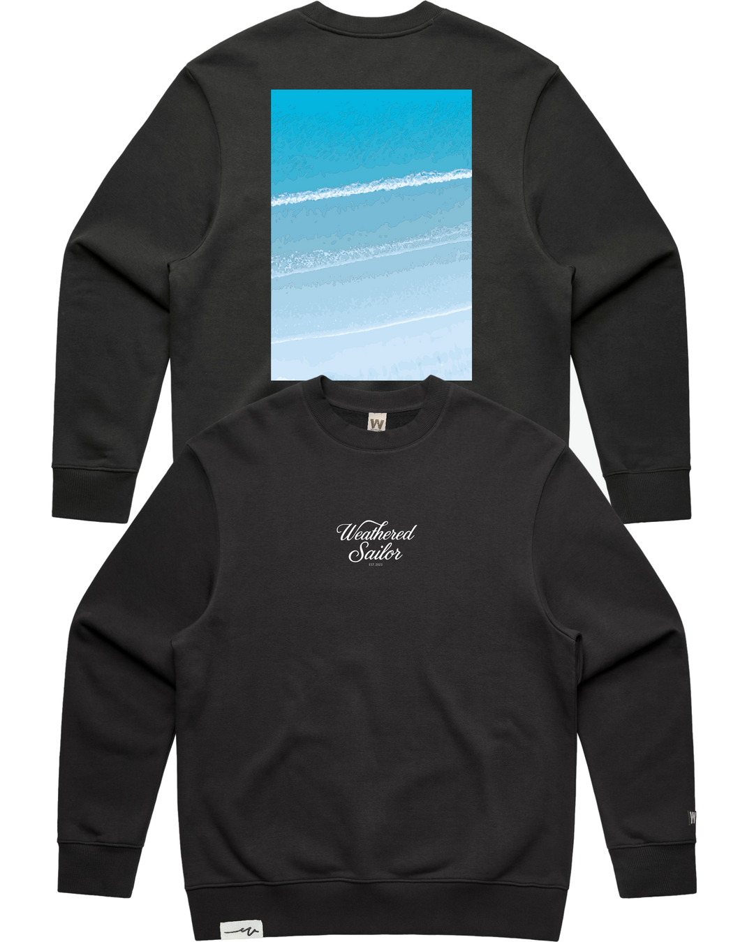 Drift Script Heavy Crew, transparent background