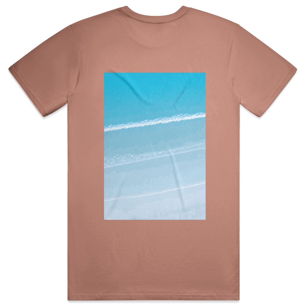 Drift Script Tee, transparent background