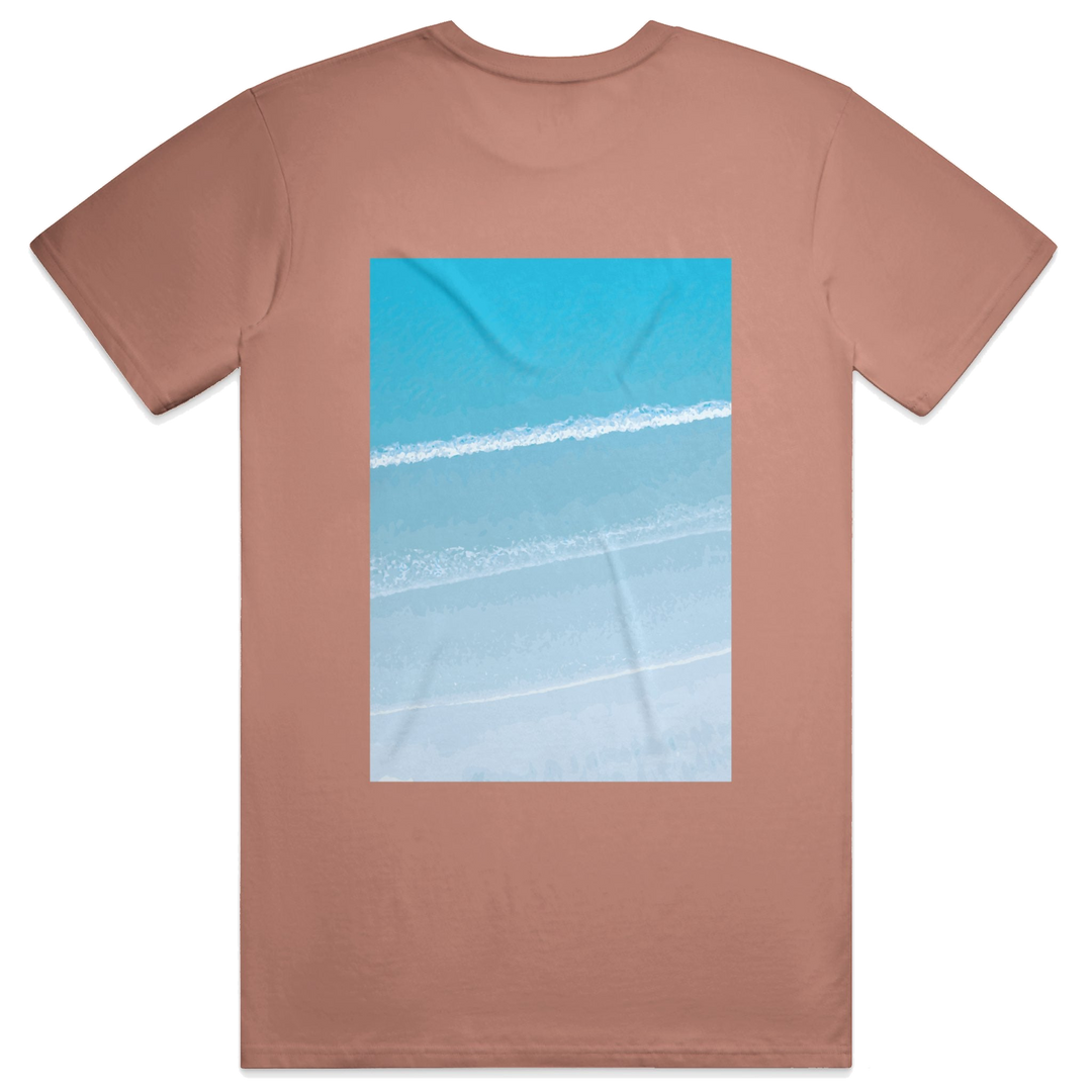 Drift Script Tee, transparent background