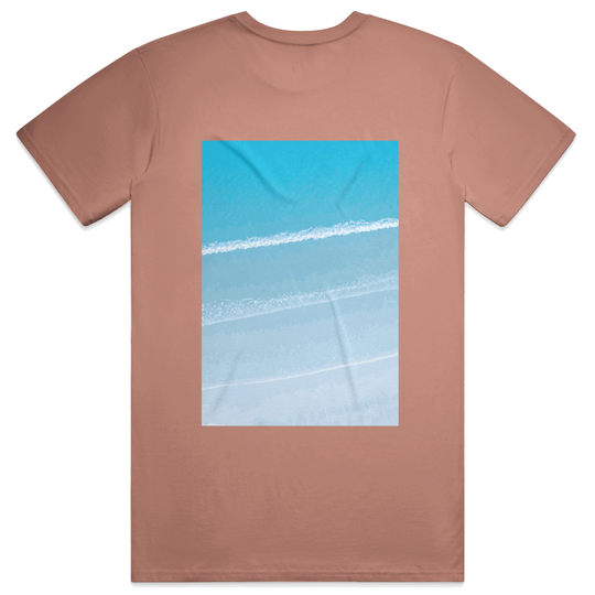 Drift Script Tee, transparent background